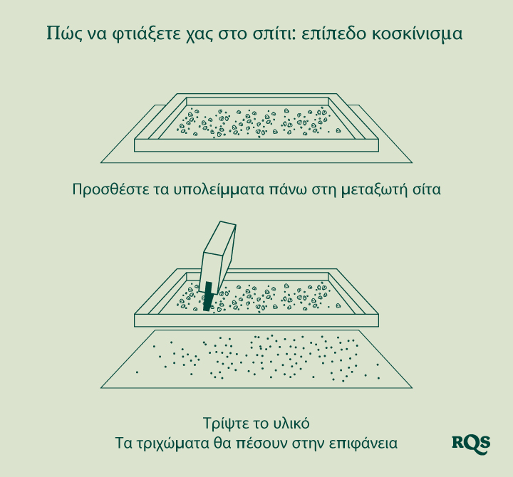 Illustration of biointensive gardening, showing maximum productivity, healthier plants, potent buds, companion planting, deep soil cultivation, and improved soil quality.